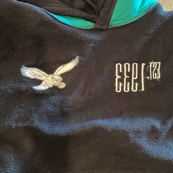 Mitchell & Ness Phila Eagles 🦅 Throwback Fleece Hoodie - Picture 15 of 15